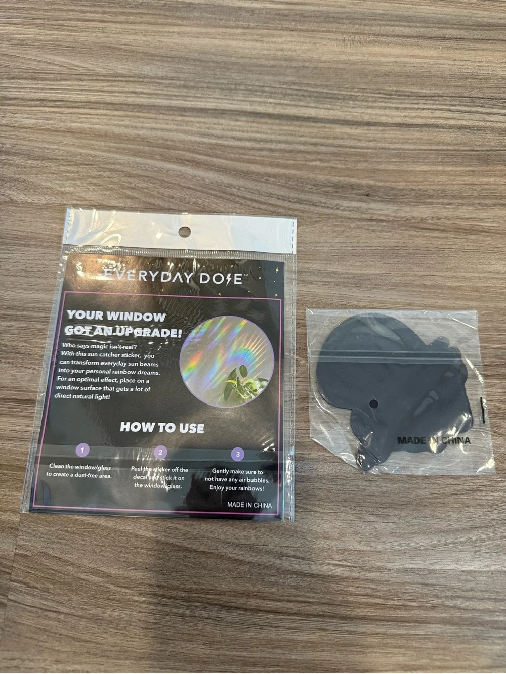 Everyday Dose Holographic Window Sticker & Magnet Set - Rainbow Shine